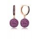 Round Earring - Genuine Silver 925