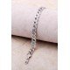 The inlaid chain bracelet - original silver plated 925