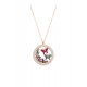 Butterfly House Necklace - Genuine Silver 925