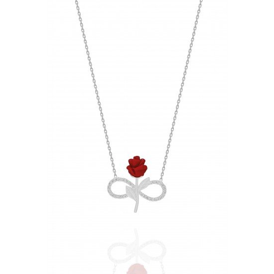 Infinite Love Necklace - Genuine Silver 925