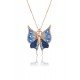 Spring Butterfly Necklace - Genuine Silver 925