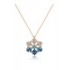 The Snow Star Necklace, silver 925 carat, is studded with zirconium