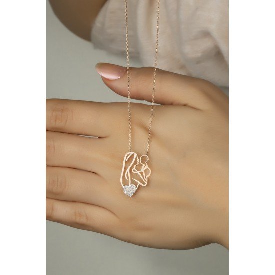kindness mother Necklace - Genuine Silver 925